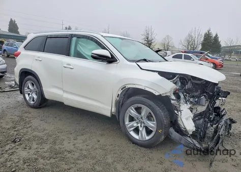 2017 Toyota Highlander Limited from USA, damaged, VIN 5TDDZRFH7HS439214